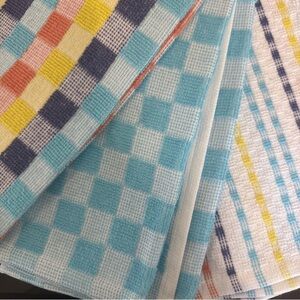 Kitchen Towel Set 3-Pack Cotton Terry Dishtowels NEW